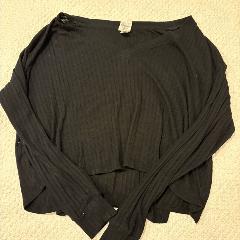 Womens PINK Black Sweater